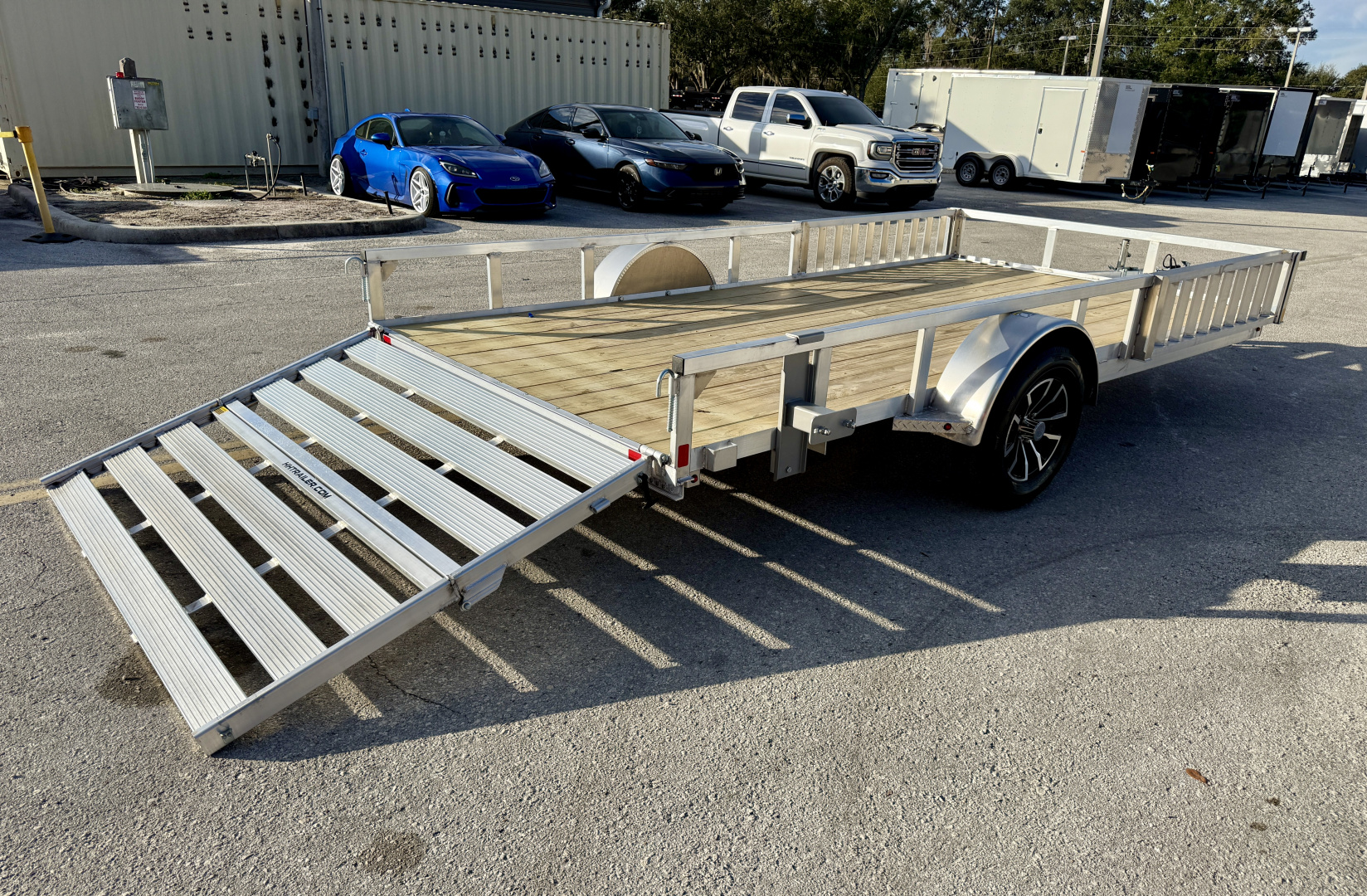 New 2026 H&H Trailers 82x14 Aluminum ATV, 3K Utility Trailer