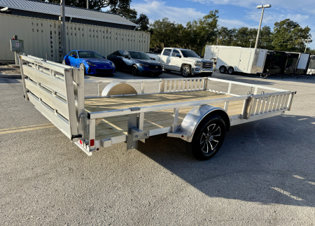 New 2026 H&H Trailers 82x14 Aluminum ATV, 3K Utility Trailer