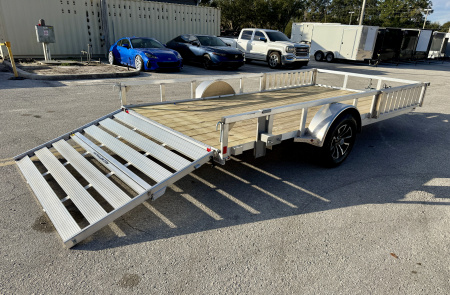 New 2026 H&H Trailers 82x14 Aluminum ATV, 3K Utility Trailer