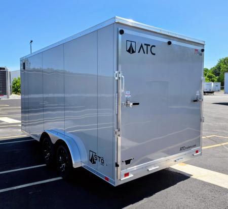 New ATC 7.5 x 16 Sto 400 Aluminum 7' Tall Aluminum Cargo / Enclosed Trailer