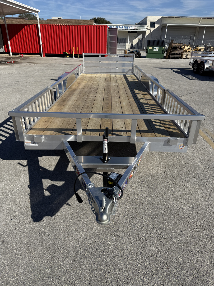 New 2026 H&H Trailers 82x20 Aluminum ATV 7K Utility Trailer