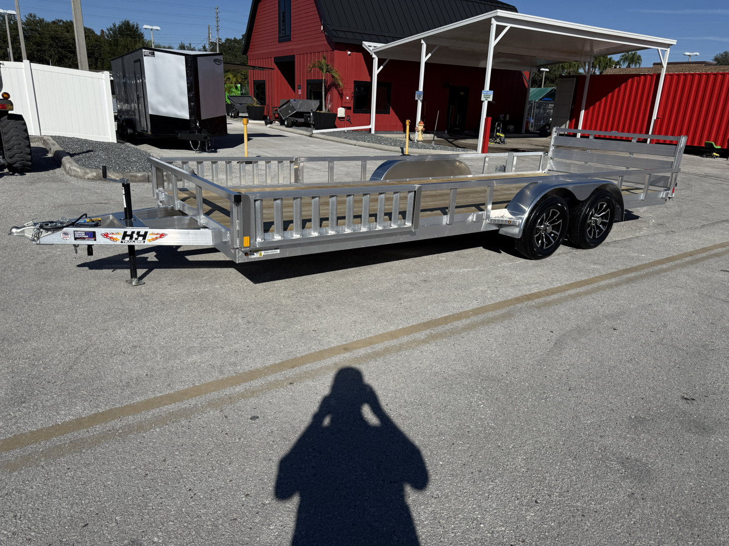 New 2026 H&H Trailers 82x20 Aluminum ATV 7K Utility Trailer
