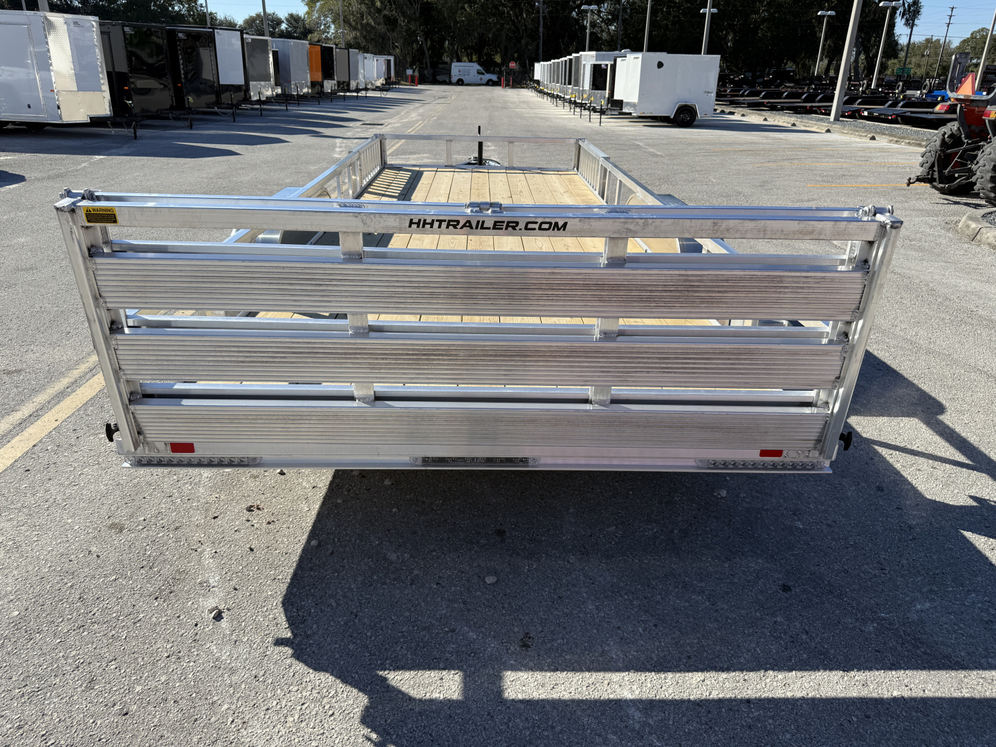 New 2026 H&H Trailers 82x20 Aluminum ATV 7K Utility Trailer