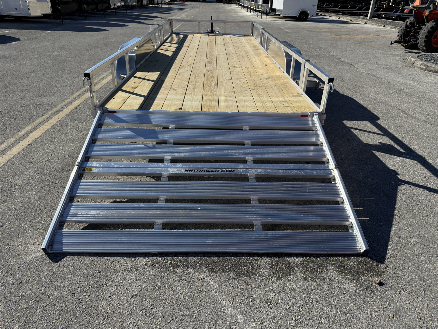 New 2026 H&H Trailers 82x20 Aluminum ATV 7K Utility Trailer