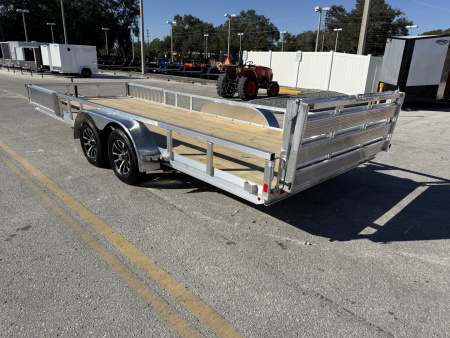 New 2026 H&H Trailers 82x20 Aluminum ATV 7K Utility Trailer