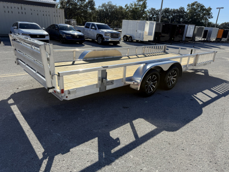 New 2026 H&H Trailers 82x20 Aluminum ATV 7K Utility Trailer