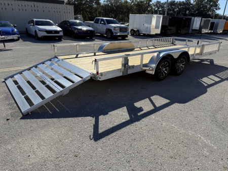 New 2026 H&H Trailers 82x20 Aluminum ATV 7K Utility Trailer