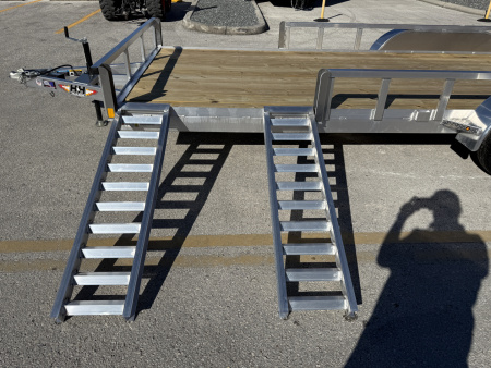 New 2026 H&H Trailers 82x20 Aluminum ATV 7K Utility Trailer