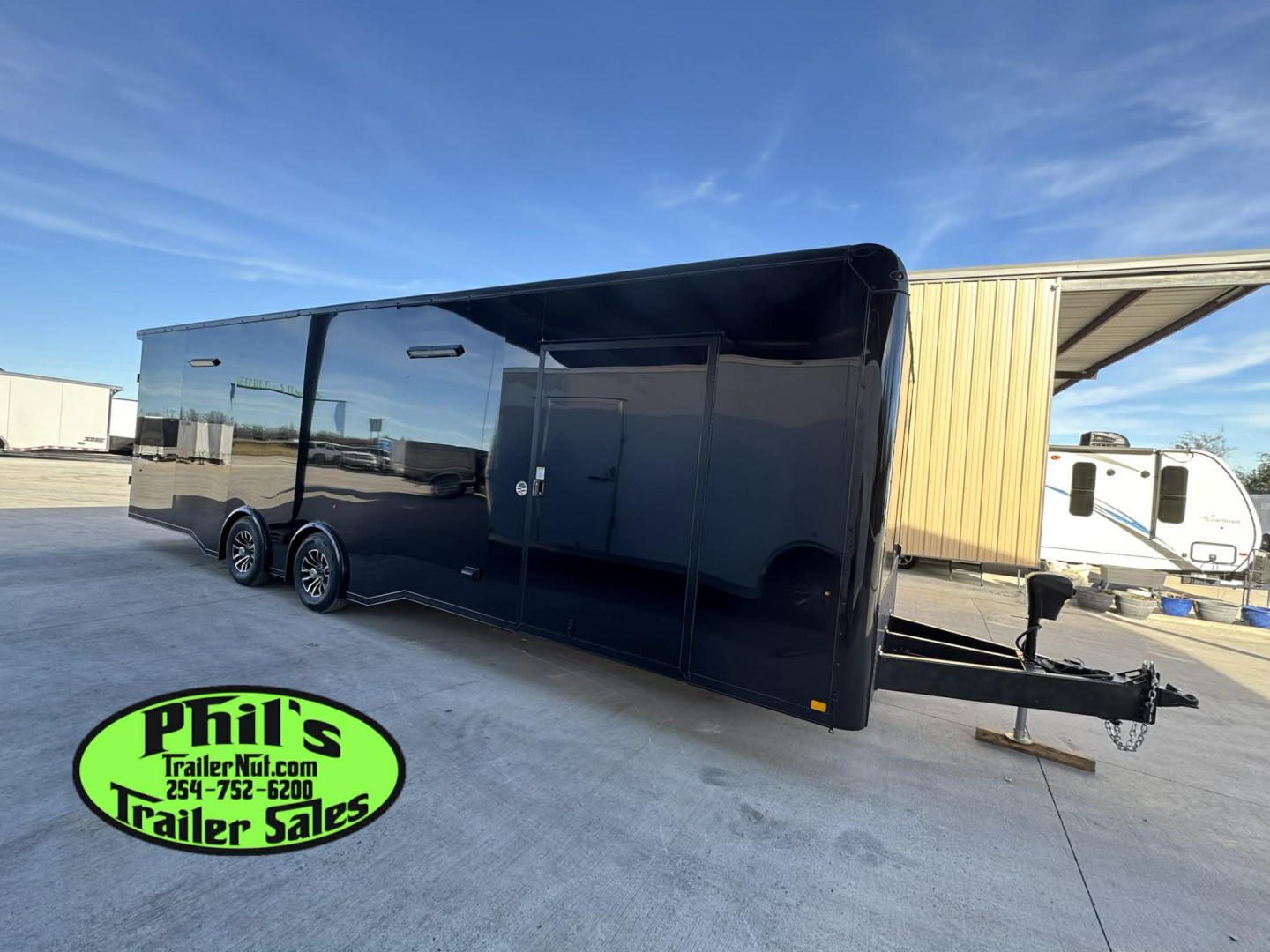 New Pace American 8.5X28 Car / Racing Trailer ENCLOSED CAR HAULER UPGRADED .080 EXTERIOR & REAR WING