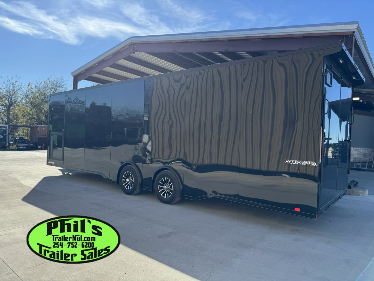 New Pace American 8.5X28 Car / Racing Trailer ENCLOSED CAR HAULER UPGRADED .080 EXTERIOR & REAR WING