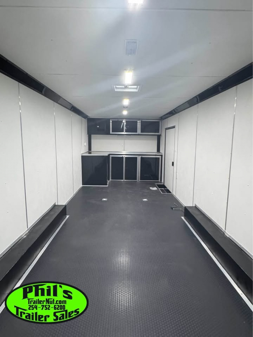 New Pace American 8.5X28 Car / Racing Trailer ENCLOSED CAR HAULER UPGRADED .080 EXTERIOR & REAR WING