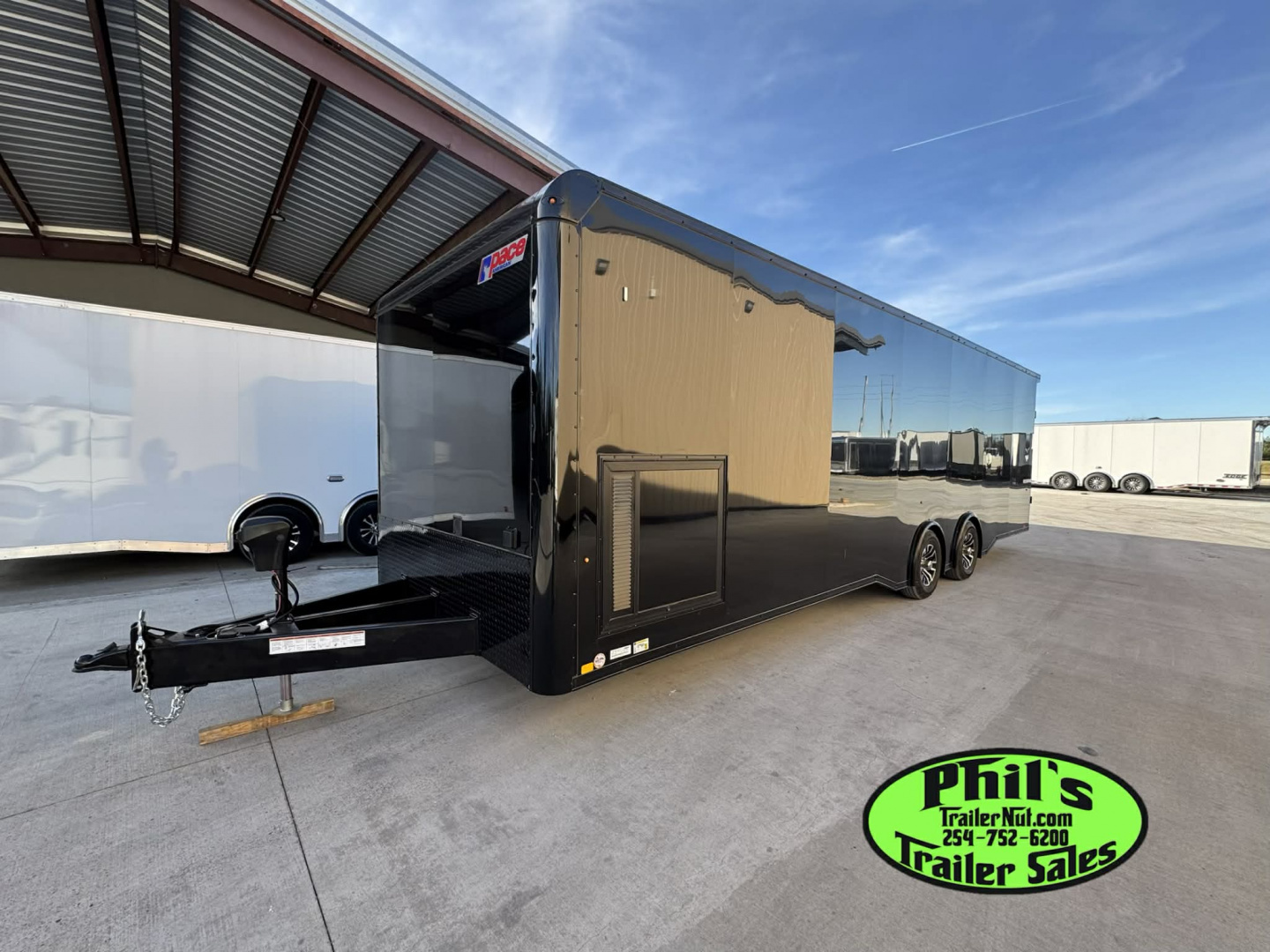 New Pace American 8.5X28 Car / Racing Trailer ENCLOSED CAR HAULER UPGRADED .080 EXTERIOR & REAR WING