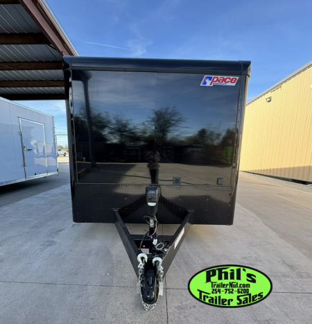 New Pace American 8.5X28 Car / Racing Trailer ENCLOSED CAR HAULER UPGRADED .080 EXTERIOR & REAR WING
