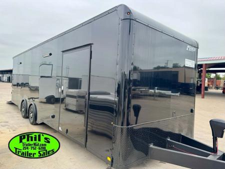 New Pace American 8.5X28 Car / Racing Trailer ENCLOSED CAR HAULER UPGRADED .080 EXTERIOR & REAR WING