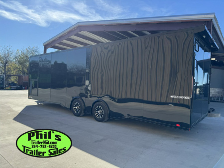 New Pace American 8.5X28 Car / Racing Trailer ENCLOSED CAR HAULER UPGRADED .080 EXTERIOR & REAR WING