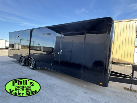 New Pace American 8.5X28 Car / Racing Trailer ENCLOSED CAR HAULER UPGRADED .080 EXTERIOR & REAR WING