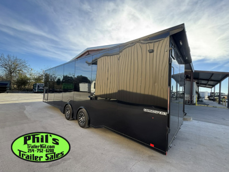 New Pace American 8.5X28 Car / Racing Trailer ENCLOSED CAR HAULER UPGRADED .080 EXTERIOR & REAR WING