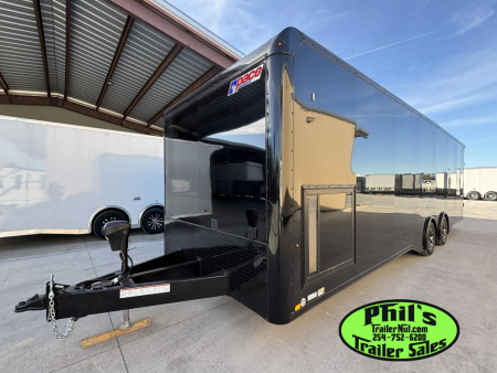 New Pace American 8.5X28 Car / Racing Trailer ENCLOSED CAR HAULER UPGRADED .080 EXTERIOR & REAR WING