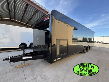New Pace American 8.5X28 Car / Racing Trailer ENCLOSED CAR HAULER UPGRADED .080 EXTERIOR & REAR WING