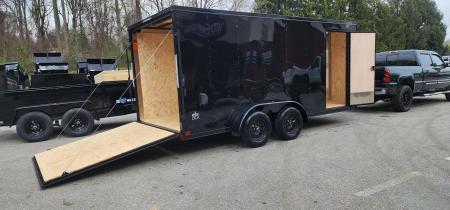 New 7 x 16 Look ST DLX Cargo Blackout Package 7k