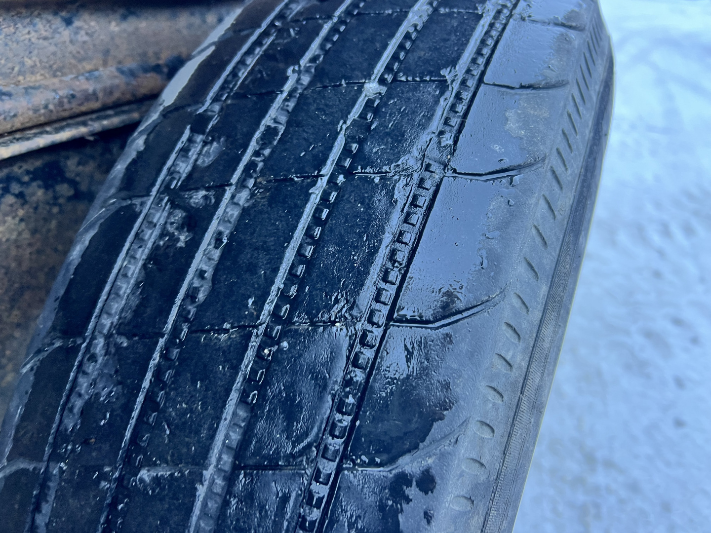 Used 2008 PJ 14ft Dump Trailer 2-7000 lb axles =14K