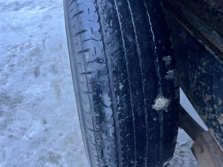 Used 2008 PJ 14ft Dump Trailer 2-7000 lb axles =14K