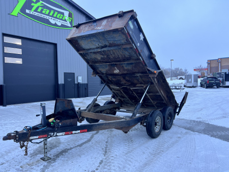 Used 2008 PJ 14ft Dump Trailer 2-7000 lb axles =14K