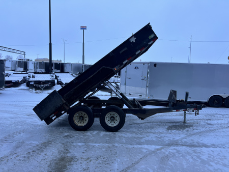 Used 2008 PJ 14ft Dump Trailer 2-7000 lb axles =14K