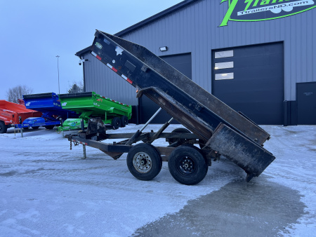 Used 2008 PJ 14ft Dump Trailer 2-7000 lb axles =14K