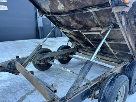 Used 2008 PJ 14ft Dump Trailer 2-7000 lb axles =14K