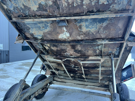 Used 2008 PJ 14ft Dump Trailer 2-7000 lb axles =14K