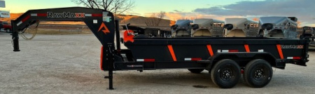 New 2026 RawMaxx LPX16GN14K Dump Trailer