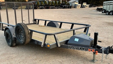 New 2026 RawMaxx UTX1277BP3.5K Utility Trailer
