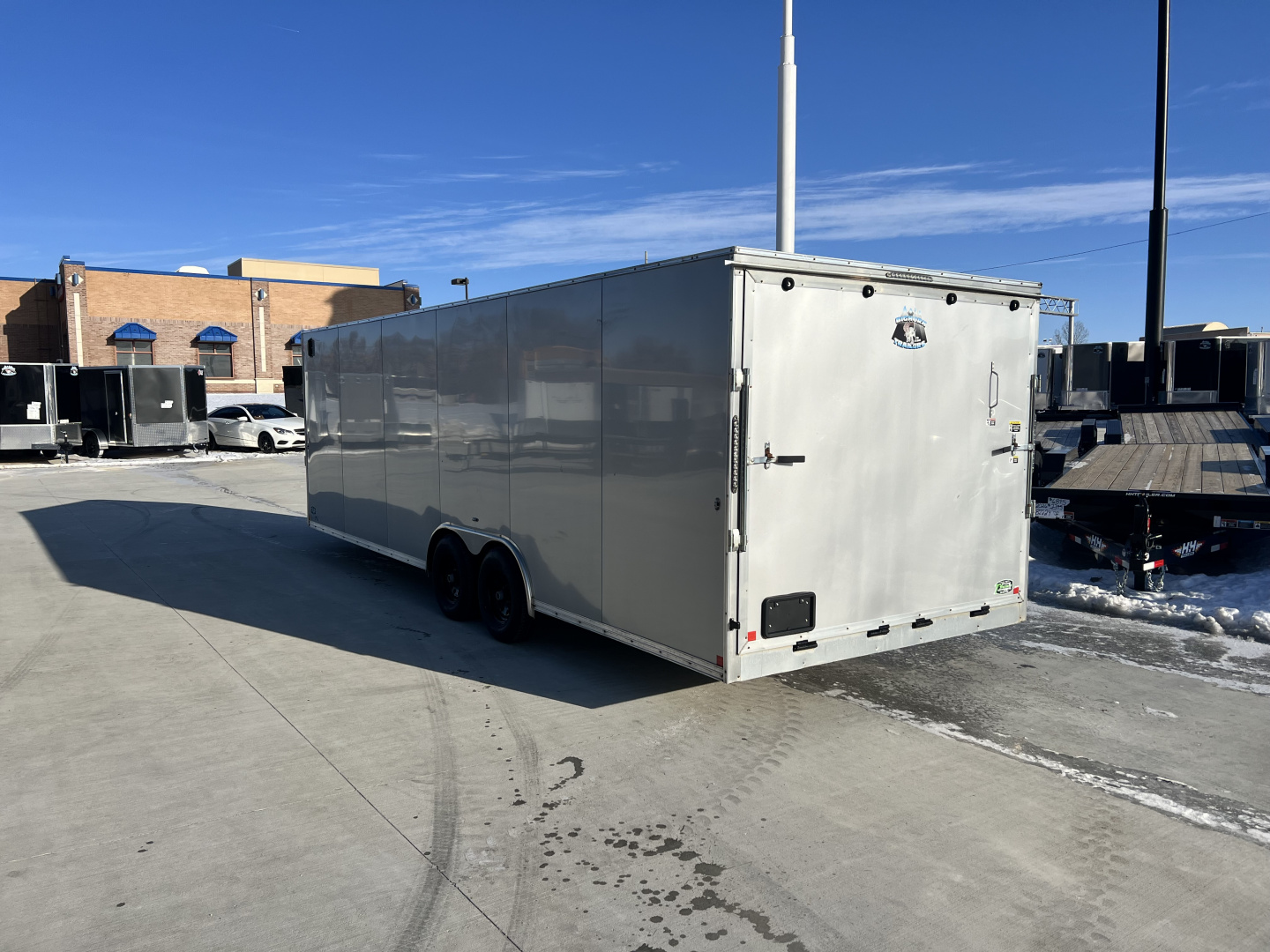 Used 2022 R&M Manufacturing 829 drive out Cargo / Enclosed Trailer