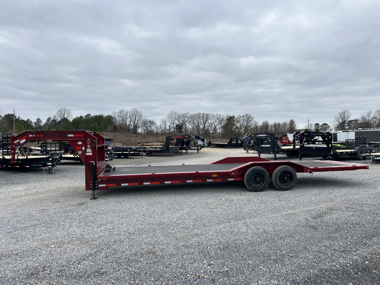 New 2026 MAXXD 102" X 28' 18K Gooseneck Power Tilt Trailer