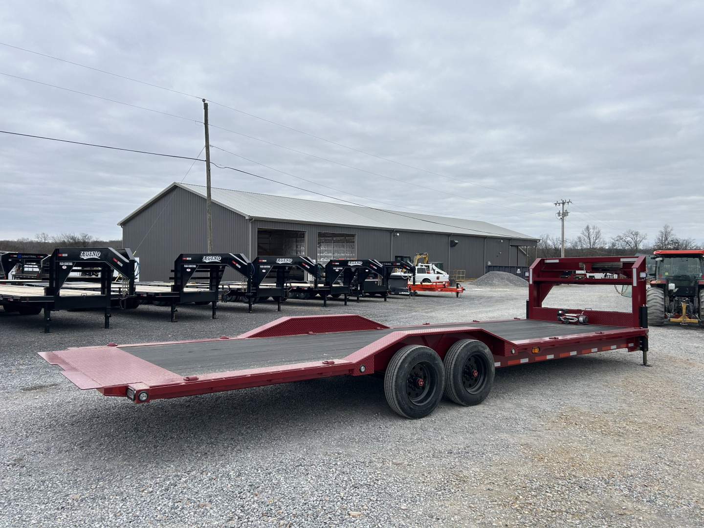 New 2026 MAXXD 102" X 28' 18K Gooseneck Power Tilt Trailer