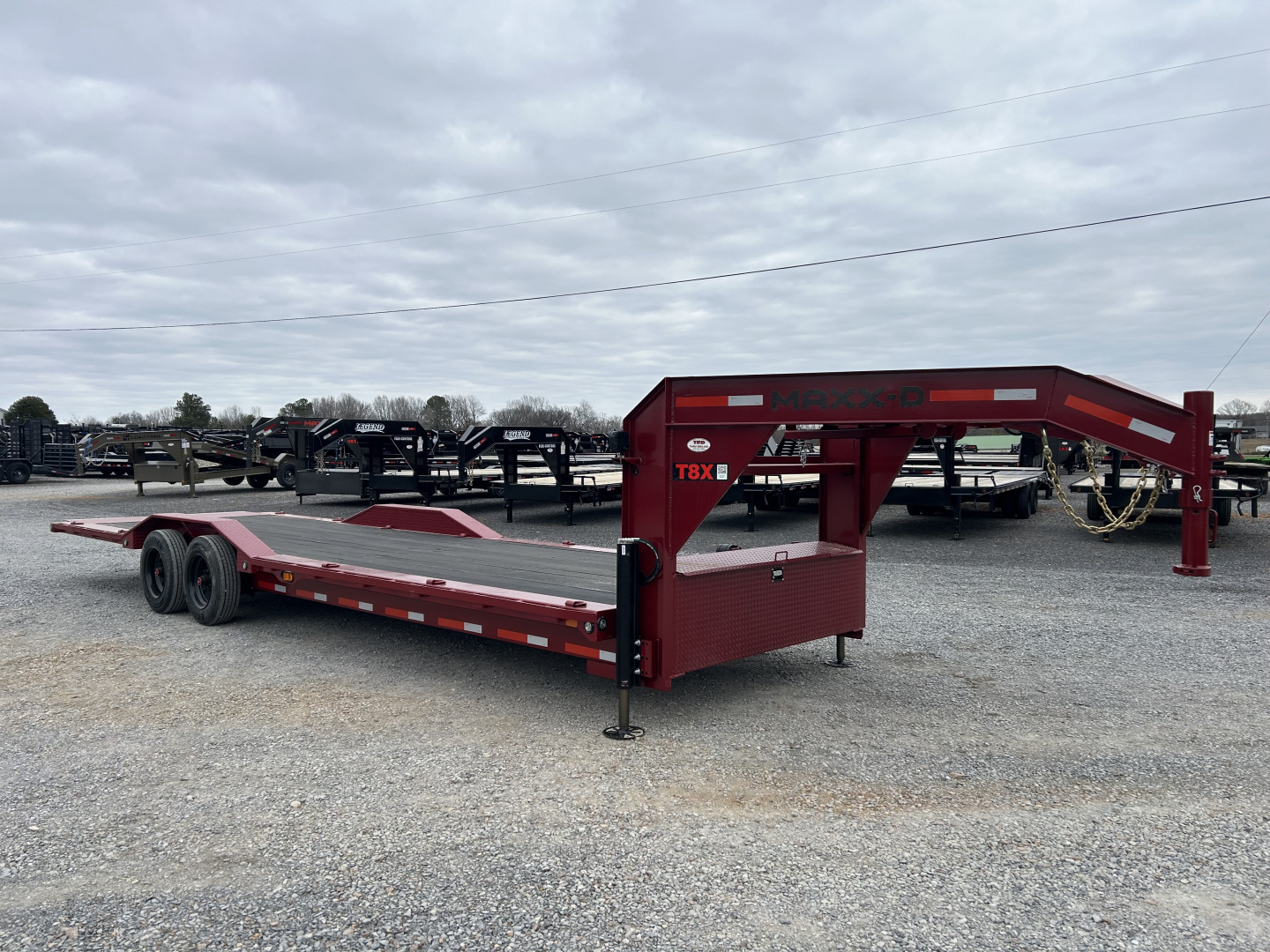 New 2026 MAXXD 102" X 28' 18K Gooseneck Power Tilt Trailer