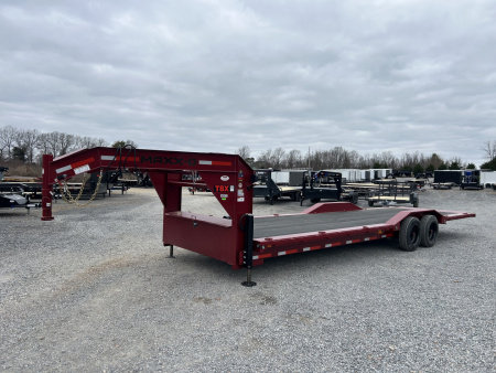 New 2026 MAXXD 102" X 28' 18K Gooseneck Power Tilt Trailer