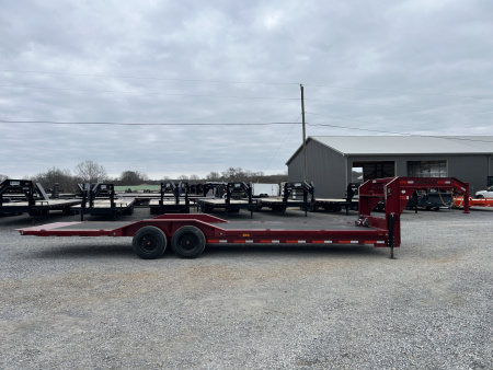 New 2026 MAXXD 102" X 28' 18K Gooseneck Power Tilt Trailer