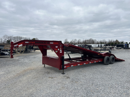 New 2026 MAXXD 102  X 28' 18K Gooseneck Power Tilt Trailer