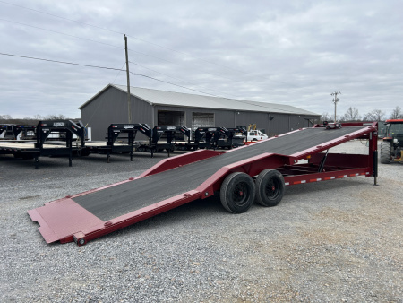 New 2026 MAXXD 102" X 28' 18K Gooseneck Power Tilt Trailer
