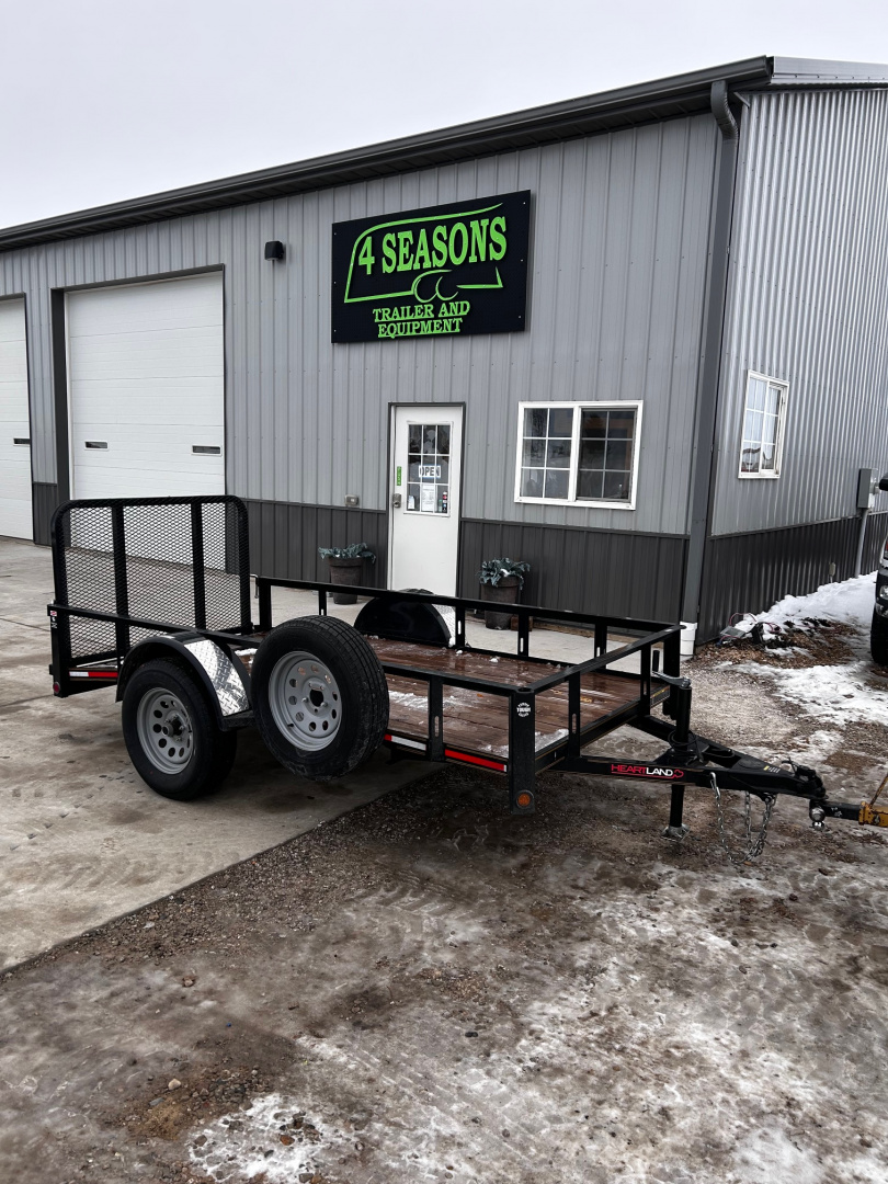 Used 2023 Heartland 5x10 Dovetail/3' gate Utility Trailer