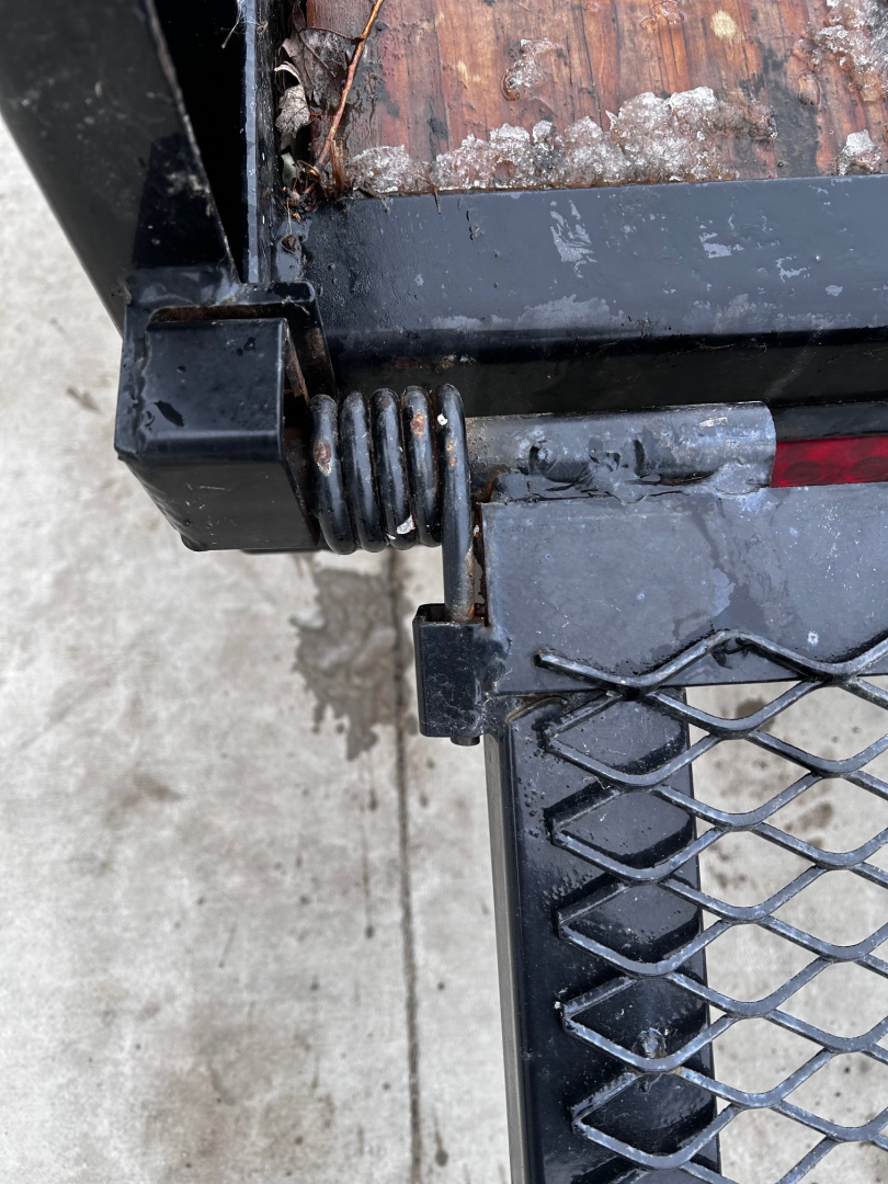 Used 2023 Heartland 5x10 Dovetail/3' gate Utility Trailer