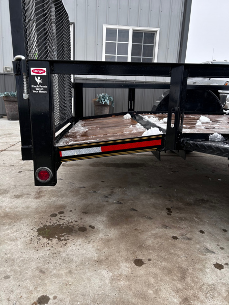 Used 2023 Heartland 5x10 Dovetail/3' gate Utility Trailer