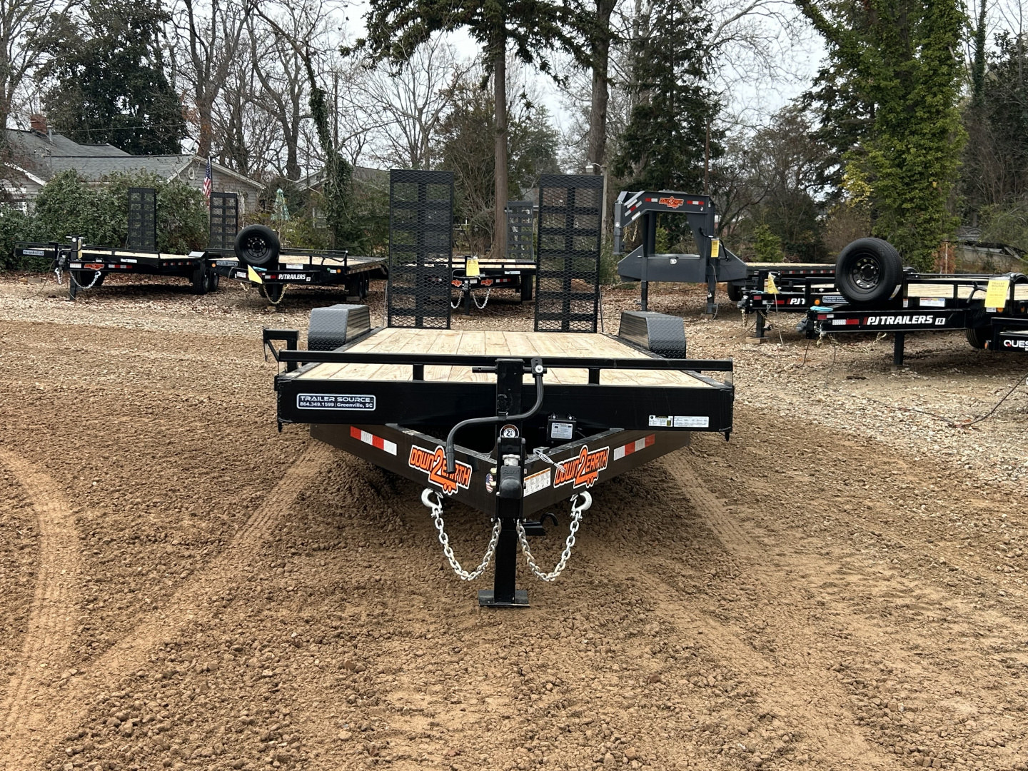 New 2026 Down 2 Earth Trailers 7x20 TA 17.5K Equipment Trailer