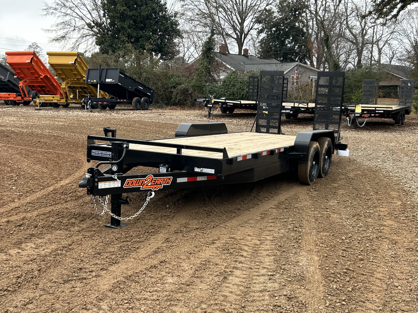 New 2026 Down 2 Earth Trailers 7x20 TA 17.5K Equipment Trailer