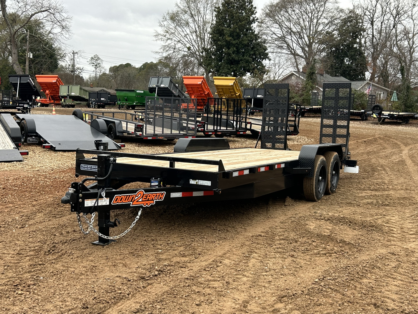 New 2026 Down 2 Earth Trailers 7x20 17.5K Equipment Trailer