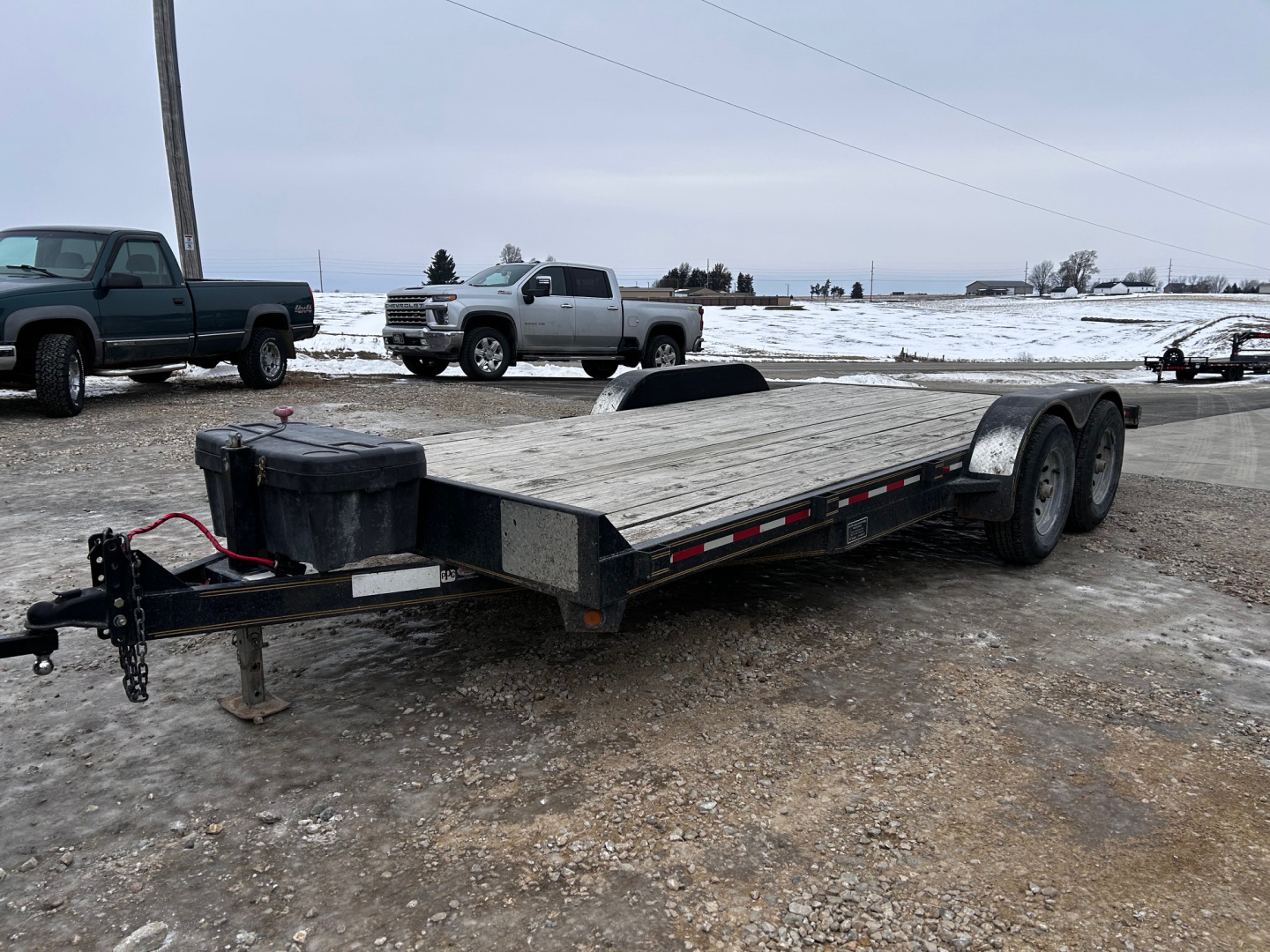 Used 2014 Heartland 82"X18' 10K CAR HAULER DOVETAIL Car / Racing Trailer