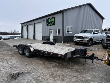 Used 2014 Heartland 82"X18' 10K CAR HAULER DOVETAIL Car / Racing Trailer
