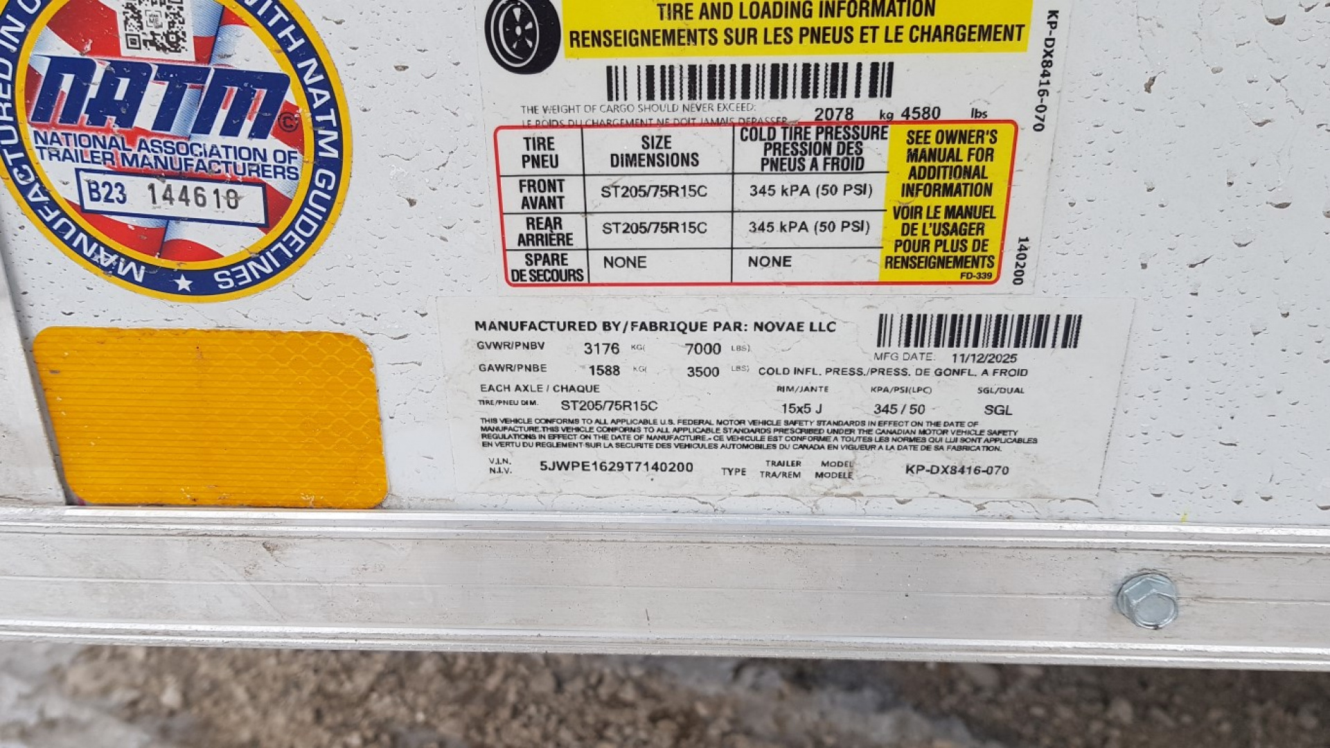 New 2026 Pace American 7x16 Outback Deluxe Cargo / Enclosed Trailer